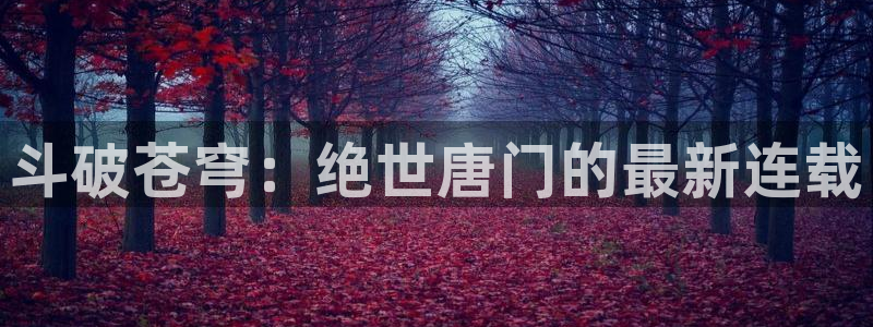 香蕉漫画最新网址：斗破苍穹：绝世唐门的最新连载